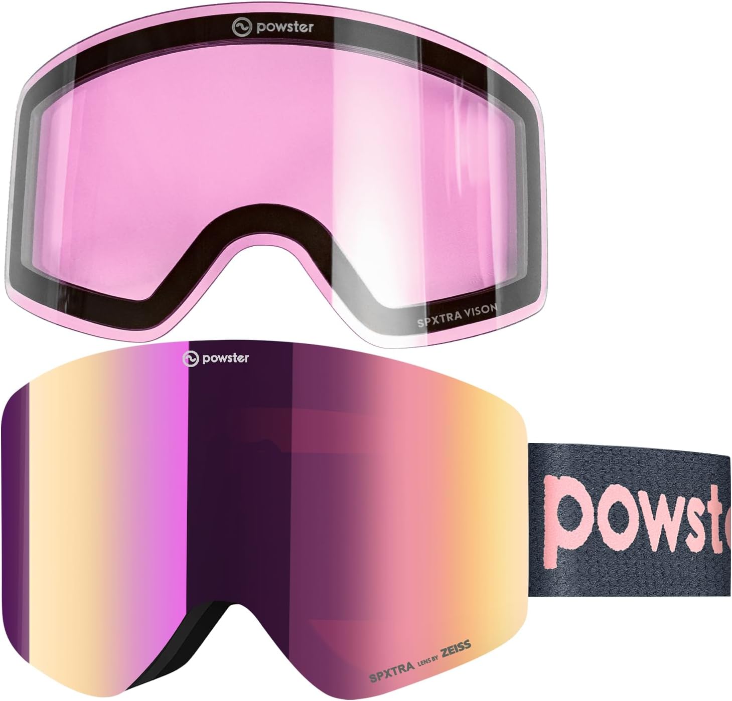 [Powster] スキーゴーグル Amazon | [Powster] スキー スノーボード スケート ゴーグルSPXTRA技術